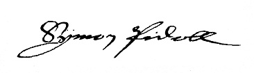 Signature of Symon Pidoll